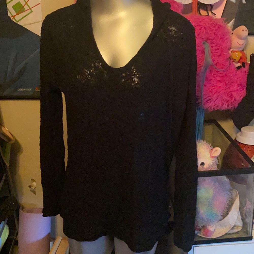 Black hoodie